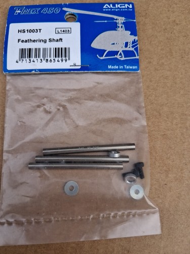 Align trex 450 3mm feathering - 3mm,