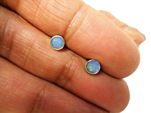 Natural australian opal - australian, stud