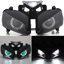 Front Headlight White Angel Green Devil Eye Assembled For Honda CBR1000RR 04-07