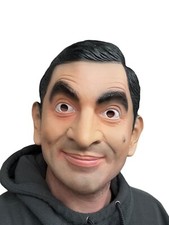 Mr Rowan Atkinson Mask Latex Celebrity TV Star Adder Bean Fancy Dress Costume