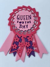 Large Rosette Die Cuts Card making Crafts Pink Scrapbooking Embellishments