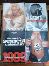 Maxim Magazine Four Supplement Calender Bundle