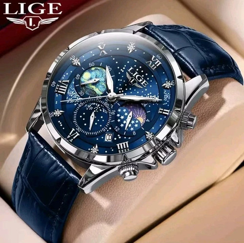 Lige mens watch quartz - lige,