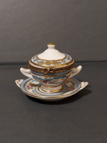 Vintage limoges china soup - "limoges, china"