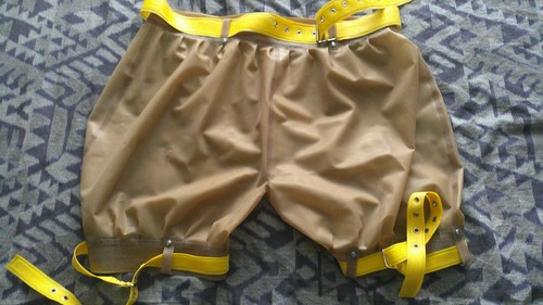Latex pants - latex,