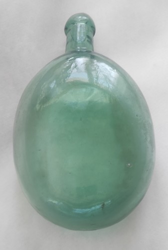 Military water glass flask - glass,