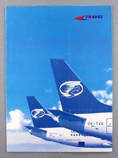 TRAVEL SERVICE AIRLINES FOLDER BOEING 737-400 & 737-800 SEAT MAPS CZECH REPUBLIC