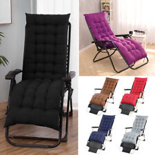 Garden Sun Lounger Recliner Bench Cushion Chair Cover Seater Furniture Seat Pad