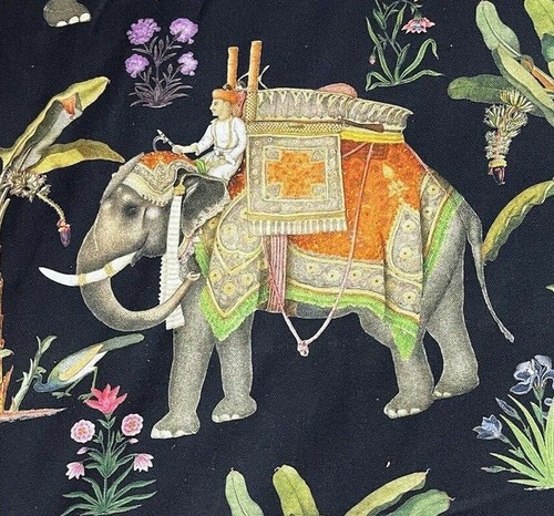 Elephant caravan printed - caravan,