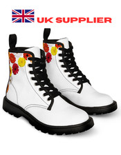 Ladies Flowers White Custom