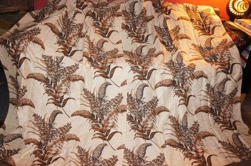 Vintage 50s 60s cream brown