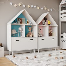 Kids House Shaped Bookshelf