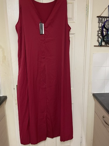 Zanzea dark red - zanzea, maxi