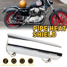 Hot Silver Motorcycle Exhaust