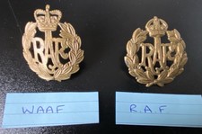 RAF WAAF Cap Badges WW2 Royal