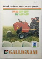 Original Gallignani MBW55 Mini Balers & Wrappers Brochure, c 1990s