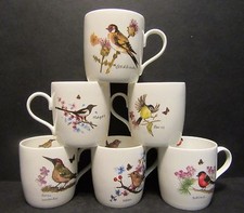 SET OF 6 MUGS DATA NEW BIRDS