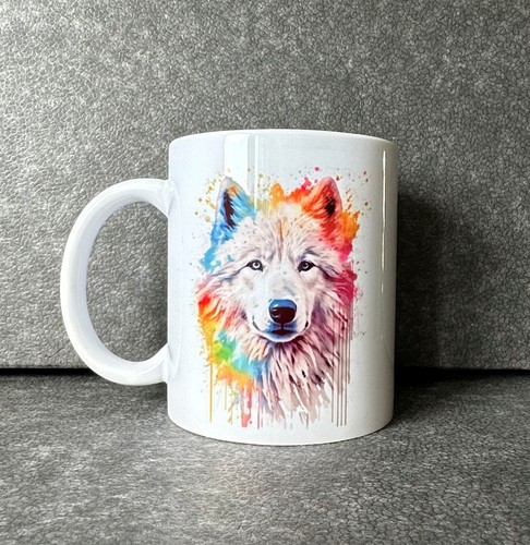 Husky dog coffee - coffee, mug