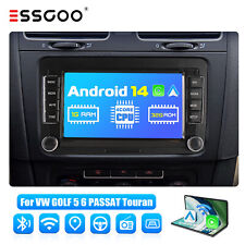 7" Android 14 32G Carplay Car Stereo Radio GPS NAV RDS For VW GOLF 5 6 PASSAT B6