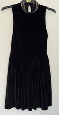 Topshop Velvet Feel Dress Size