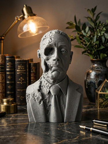 Gus half face - gus, bust
