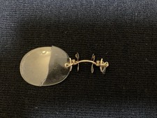 Antique gold plated nose clip - nose,