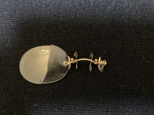 Antique gold plated nose - nose, clip