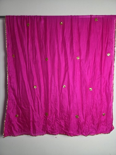 Bright pink gota patti - gota,