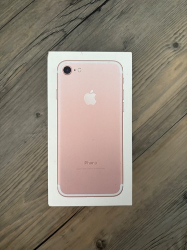 Iphone rose gold box - 7, only