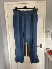 Lucy & Yak Trousers. Blue Denim Style. Size XL. Regular Length.