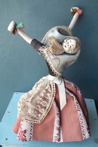 Vintage cloth doll spanish - vintage,