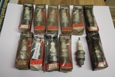 NOS UNIPART GSP541 LOT OF 12 SPARK PLUGS, = NGK BP6HS, TRIUMPH TR2-4A,HERALD ETC