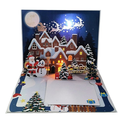 Christmas cards large size 3d - christmas,