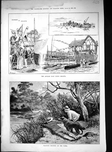 Old 1889 anglian boat club - old,
