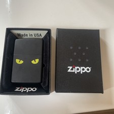 (Pa2) Zippo Lighter 218 Planeta Cat Eyes with og box 