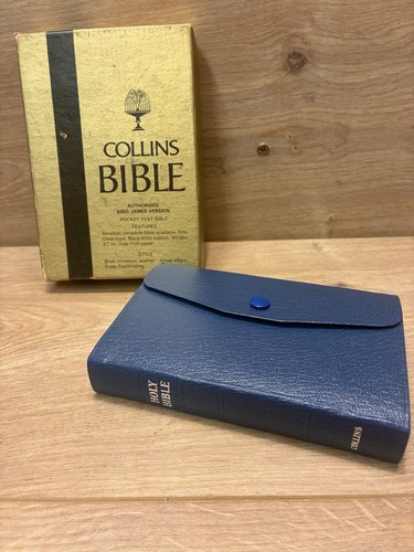 Vintage collins holy bible kjv - holy,