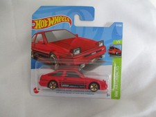 Hot Wheels Hot Hatches Toyota AE86 Sprinter Red Body Sealed In Short Card 