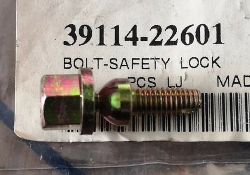 Safely lock bolts - , hyundai