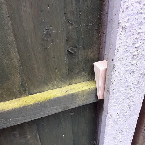 Set wooden fence panel - 6,