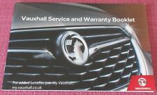 (NOV 2020 PRINT) VAUXHALL SERVICE RECORD BOOK WITH 1 SERVICE STAMP