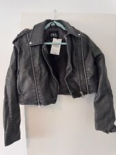 Women zara Leather Jacket Size