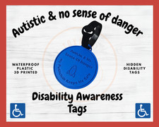 Pushchair Wheelchair sign Tag