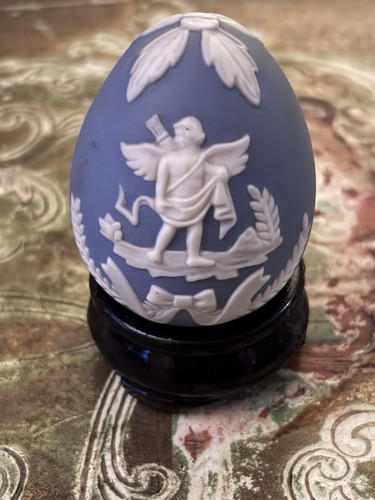 Vintage jasperware style blue - jasperware,