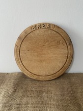 Vintage Wooden Carved Bread