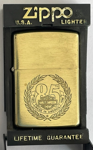 Vintage brass zippo lighter - vintage,