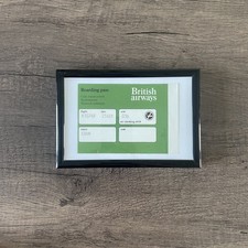 Framed BA Boarding Pass