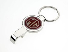 MG CAR POLISHED METAL KEYRING