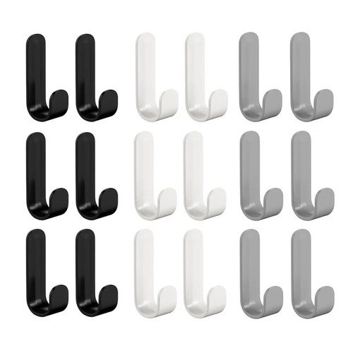 Plastic hooks self adhesive - self,