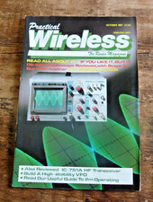 Practical Wireless  Vintage  Radio Magazine  October  1987  HAM RADIO