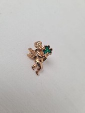 Vintage Gold Tone Cherub And